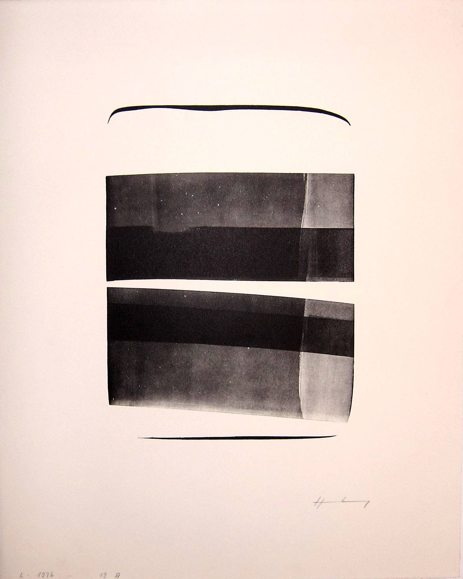 HANS HARTUNG [1904-89]. L-1976-19A, 1976. Lithograph, [edition of 50?], proof. Erker Press.