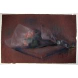 JULIO GONZALEZ [1876-1942]. Bouquet, c. 1914-18. Pastel. 31 x 46 cm [overall including frame 43 x 58