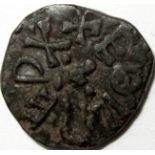 Anglo Saxon coin - Kings of Northumbria. AETHELRED 11 [841-50] styca. Moneyer - FORDRED. obv. +