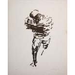 OLIFFE RICHMOND [1919-77]. Running Figure, 1966. Lithograph, 58/250. Signed and dated. 65 x 51 cm [