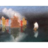 JOHN ARMSTRONG, R.A. [1893-1973]. Dream of Venice 1, 1955. Oil on canvas. Signed. 40 x 51 cm [