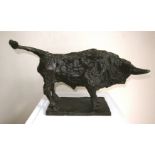 ROBERT CLATWORTHY, R.A. [1928-2015]. Bull 1, 1956. Bronze, edition of 8, artist's cast 0/8. Cast