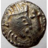 Anglo Saxon - Secondary phase Sceatta coinage [c.710-60]. SERIES J, type 36 - silver sceat. obv.