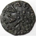 Anglo Saxon coins - Northumbria. WULFHERE [849-900] abp. styca. Moneyer - WULFRED. obv. VVLFHED