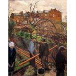 CAREL WEIGHT, R.A. [1907-97]. The Builders [a view from the artist's bedroom window - 33 Spencer