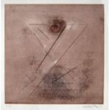 VELU VISWANADHAN [b.1940]. Composition. Etching [edition of 2?]. Signed. 65 x 50 cm [sheet size -