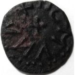 Anglo Saxon coin - Northumbria. WIGMUND [837-50] abp.styca. Moneyer - ETHELHELM. obv. +VIGMVND,