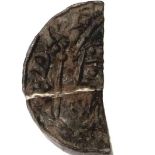 Anglo Saxon coin - Kings of England. EDWARD the CONFESSOR [1042-66] silver cut halfpenny. Pointed