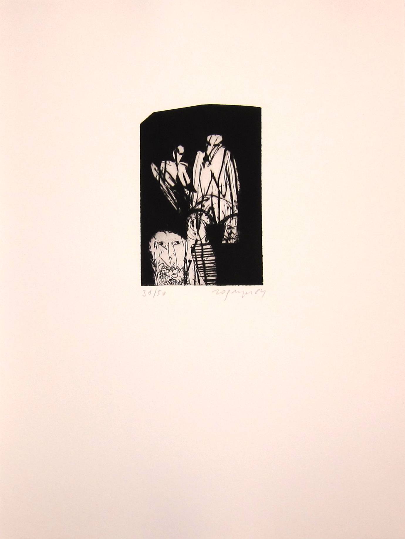 The next 14 lots are the 2nd batch of etchings by featured artist Leo Zogmayer [b.1949]. See lot 128 - Image 2 of 2
