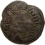 Anglo Saxon coins - Kings of Wessex. AETHELSTAN [924-39] silver penny. Portrait type - LONDON mint -