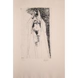 LEONARD BASKIN [1922-2000]. Woman, 1970. Etching, 65/200. Signed. 50 x 33 cm [sheet size]. Unframed.