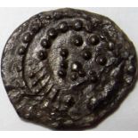 Anglo Saxon coins - Eclectic sceatta coinage [c.710-60]. SERIES K/R mule - silver sceat. obv. wulf