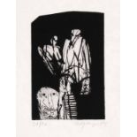 The next 14 lots are the 2nd batch of etchings by featured artist Leo Zogmayer [b.1949]. See lot 128