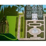 EDWARD BAWDEN, R.A. [1903-89]. Queen's Garden, 1983. Linocut and lithograph, ed. 160. Signed. 66 x