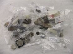 A box containing assorted mainly 20th Century coin of the realm, to include British, Irish, Belgian,