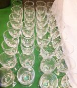 A collection of William Yeoward stemmed drinking glasses and tumblers