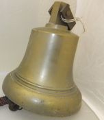 A George VI brass ship's style bell