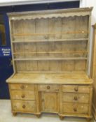 A Victorian pine dresser,