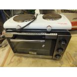 A Criterion two ring portable hob,