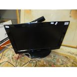 A Toshiba LCD colour television,