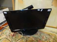 A Toshiba LCD colour television,
