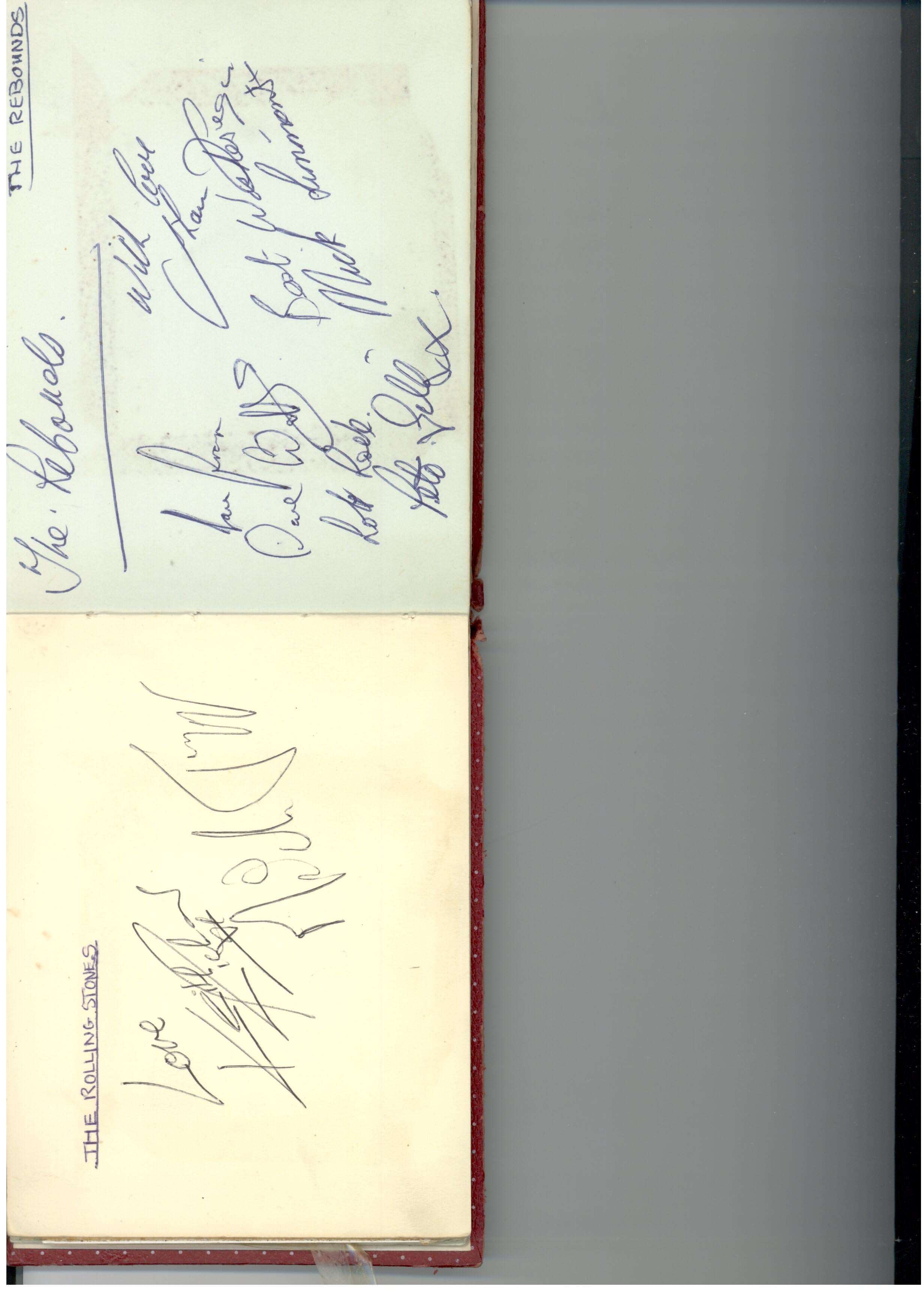 An autograph album containing signatures of Brian Jones, Keith Richards and Mick Jagger of The - Image 7 of 13