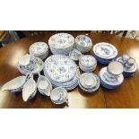 A Royal Doulton "Norfolk" pattern part tea service to include two sizes of plates, egg cups,
