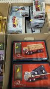 Four Corgi Passage of Time box sets - a ERF V8 Platform Lorry with generator load and hook clock,