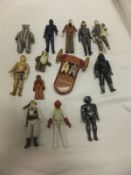 A collection of 13 early Star Wars figures circa 1977-1984,