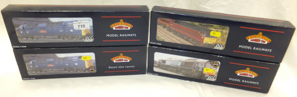 A collection of four Bachmann Branch Line Model Railways 00 gauge locomotives including a Class 57 - Bild 2 aus 2