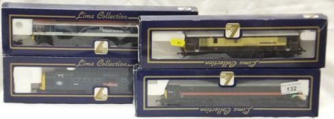 A collection of four Lima 00 gauge locomotives including a Diesel Class 47703,