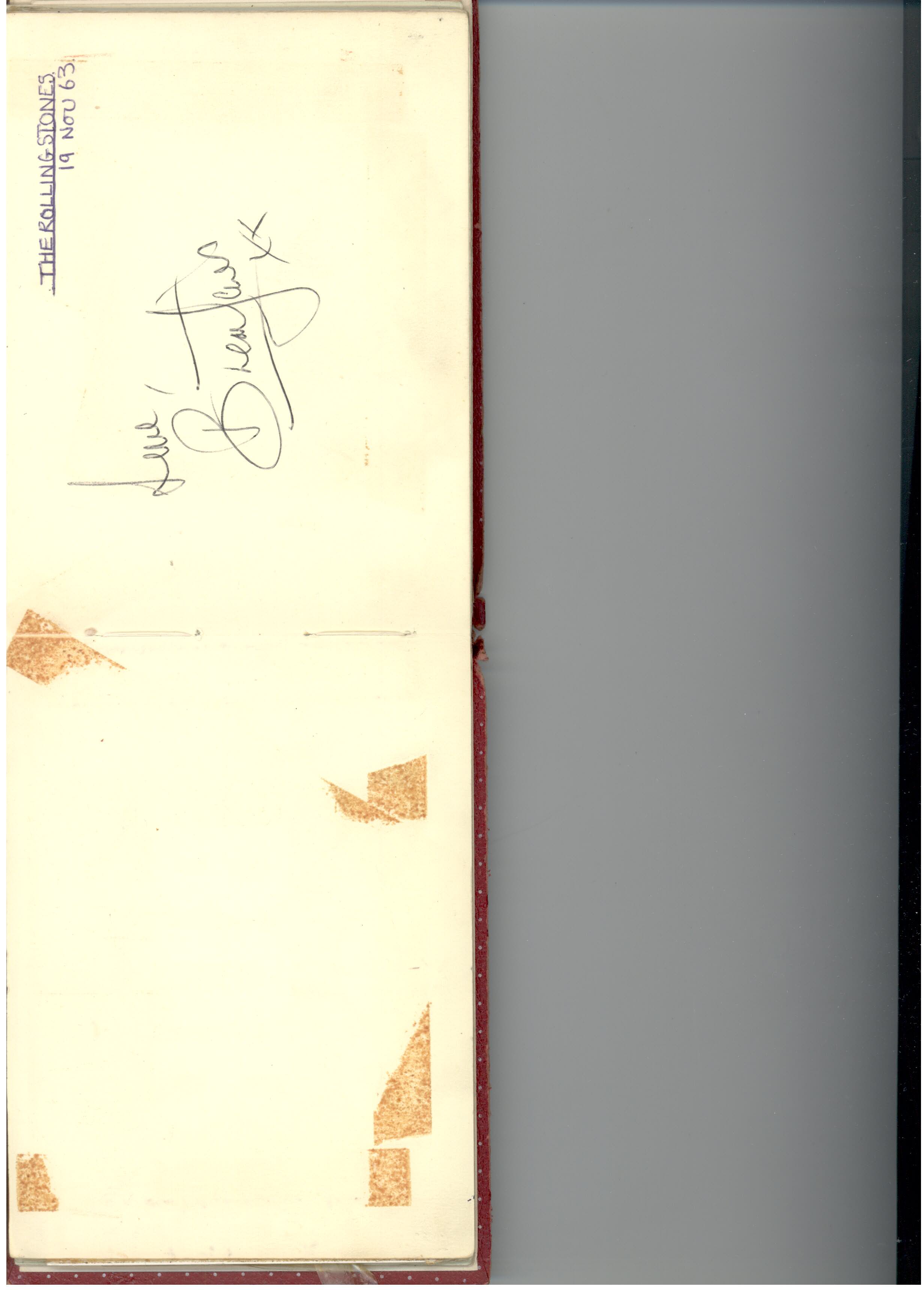 An autograph album containing signatures of Brian Jones, Keith Richards and Mick Jagger of The - Image 6 of 13