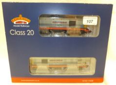 A Bachmann Branch Line Model Railways 00 gauge Class 20 Hunslet-Barclay 20904 & 20901 twin pack -