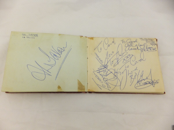 An autograph album containing signatures of Brian Jones, Keith Richards and Mick Jagger of The - Image 13 of 13