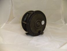 A Paton Perth style 4½" salmon fly fishing reel CONDITION REPORTS The face plate is