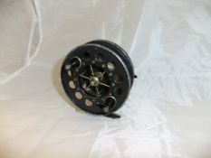 An Allcocks "Aerial" 3¾" centre pin fishing reel