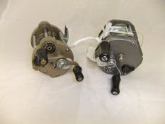 A JW Young & Sons "Gildex" multiplying spinning reel,