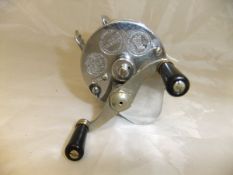 A Hardy "Elarex" multiplying spinning reel,