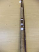 A Bruce & Walker "Spring Spinner" two piece fibreglass spinning rod,