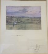 AFTER LIONEL EDWARDS "The Whaddon Chase", colour print,