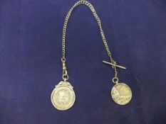 A News of the World hallmarked silver fishing medal with certificated dated 1933,