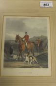 AFTER W J SHAYER "Over the Brook" and "Going to Cover", pair of colour engravings by C.