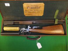 A Winchester 22 RF pump action short-long or long rifle, model 1906, in original leather case,