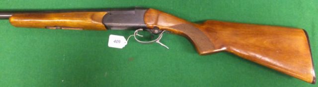 A Baikal 12 bore shotgun, model 18M, single barrel, with multi-grip, 28½ " barrel (No.