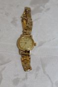 A lady's 18ct gold cased Jaeger-LeCoultre wristwatch numbered B41165 to back CONDITION