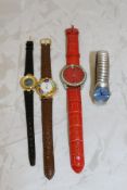 A collection of seven various fashion watches,