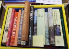 Two boxes of assorted books relating to artists,