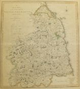WILLIAM KIPP AFTER GEORGE OWEN "Penbrok Comitatus Olim Pars Demetarvm", a map of Pembrokeshire,