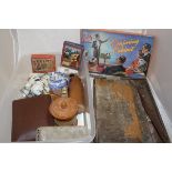 A large collection of vintage toys and games, to include an E & S Conjuring Cabinet (boxed),