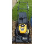 A McCulloch M 53-625 CMDW petrol lawnmower with a Briggs & Stratton 625 Series engine